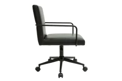 Miliboo Fauteuil De Bureau|Fauteuil De Bureau Petit Prix-Chaise de bureau à roulettes noire FLOKI