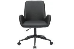 Miliboo Fauteuil De Bureau|Fauteuil De Bureau Petit Prix-Chaise de bureau à roulettes noire ALBAN