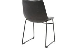 Miliboo Chaise Design-Chaise industrielle noire NEW ROCK