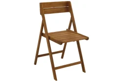 Miliboo Chaise De Jardin-Chaises de jardin pliantes en bois massif (lot de 2) DIEGO