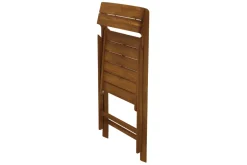 Miliboo Chaise De Jardin-Chaises de jardin pliantes en bois massif (lot de 2) DIEGO