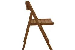 Miliboo Chaise De Jardin-Chaises de jardin pliantes en bois massif (lot de 2) DIEGO