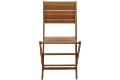 Miliboo Chaise De Jardin-Chaises de jardin pliantes en bois massif (lot de 2) CANOPEE