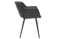 Miliboo Chaise Design-Chaises design noires (lot de 2) NERO