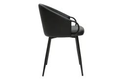 Miliboo Chaise Design-Chaises design noires (lot de 2) PRECIO