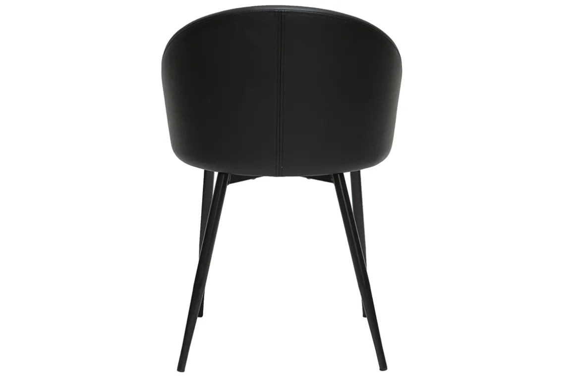 Miliboo Chaise Design-Chaises design noires (lot de 2) PRECIO