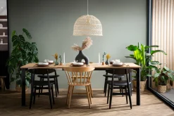 Miliboo Chaise Design|Chaise En Bois-Chaises design noires (lot de 2) WALFORD