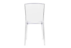 Miliboo Chaise Design|Chaise De Jardin-Chaises design transparentes empilables intérieur - extérieur (lot de 2) ISLAND