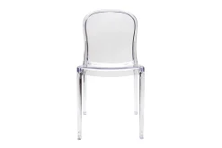 Miliboo Chaise Design-Chaises empilables design transparentes (lot de 2) THALYSSE