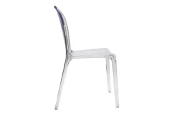 Miliboo Chaise Design-Chaises empilables design transparentes (lot de 2) THALYSSE