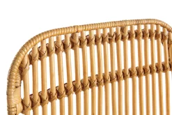 Miliboo Chaise Design-Chaises en rotin et métal noir (lot de 2) MALACCA