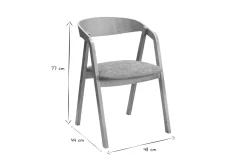 Miliboo Chaise Design|Chaise En Bois-Chaises scandinaves empilables en bois clair chêne et tissu effet velours terracotta (lot de 2) LOVA