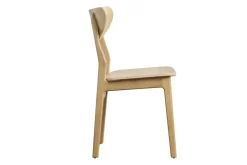 Miliboo Chaise Design-Chaises scandinaves en bois clair chêne massif (lot de 2) MAYA