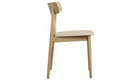Miliboo Chaise Design-Chaises scandinaves en bois clair chêne massif (lot de 2) LOUISA