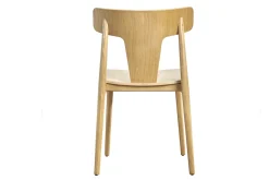 Miliboo Chaise Design-Chaises scandinaves en bois clair chêne massif (lot de 2) LOUISA