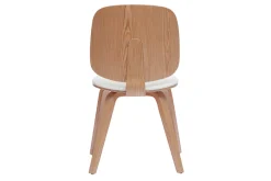 Miliboo Chaise Design|Chaise En Bois-Chaises scandinaves en bois clair et blanc (lot de 2) BECK
