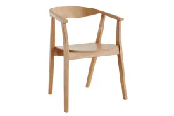 Miliboo Chaise Design|Chaise En Bois-Chaises scandinaves en bois clair massif (lot de 2) BAHIA