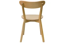 Miliboo Chaise Design|Chaise En Bois-Chaises vintage bois clair chêne (lot de 2) DOVE