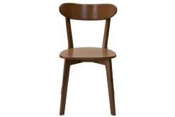 Miliboo Chaise Design|Chaise En Bois-Chaises vintage bois foncé (lot de 2) DOVE