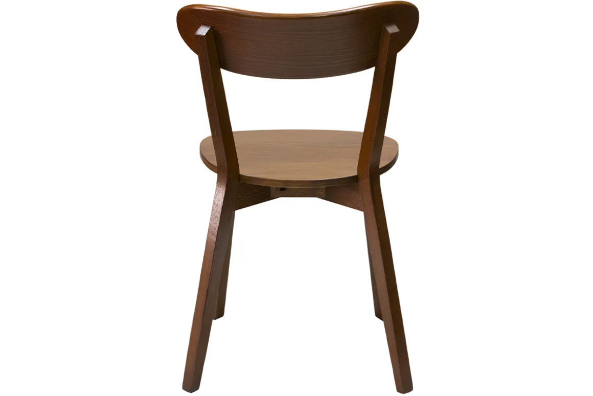 Miliboo Chaise Design|Chaise En Bois-Chaises vintage bois foncé (lot de 2) DOVE