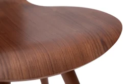 Miliboo Chaise Design|Chaise En Bois-Chaises vintage bois foncé noyer (lot de 2) NORDECO