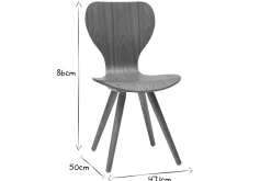 Miliboo Chaise Design|Chaise En Bois-Chaises vintage en bois clair (lot de 2) NORDECO