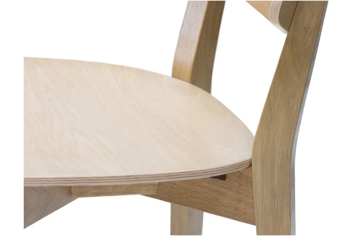 Miliboo Chaise Design|Chaise En Bois-Chaises vintage en bois clair chêne (lot de 2) AVEA