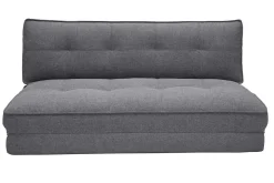 Miliboo Chauffeuse|Chauffeuse-Chauffeuse 2 places convertible en tissu gris SALLY