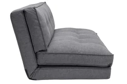 Miliboo Chauffeuse|Chauffeuse-Chauffeuse 2 places convertible en tissu gris SALLY