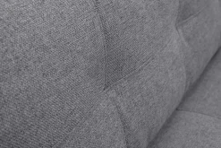 Miliboo Chauffeuse|Chauffeuse-Chauffeuse 2 places convertible en tissu gris SALLY