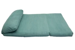 Miliboo Chauffeuse|Chauffeuse-Chauffeuse convertible 2 places en tissu velours côtelé vert céladon SPENCER