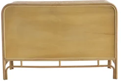 Miliboo Commode|Commode-Commode vintage en rotin 3 tiroirs L120 cm GALON