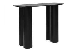 Miliboo Console-Console design en bois noir L100 cm FOLEEN