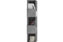 Miliboo Meuble D'entrée|Etagère Murale-Etagère murale verticale finition béton 5 rangements L33 cm ETERNEL