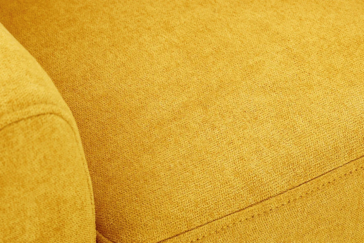 Miliboo Fauteuil Enfant-Fauteuil enfant scandinave en tissu effet velours jaune moutarde et bois clair NORKID