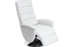 Miliboo Fauteuil Relax|Voir Tous Les Fauteuils-Fauteuil relax manuel blanc NELSON