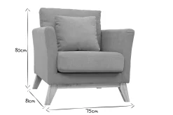 Miliboo Fauteuil Design|Voir Tous Les Fauteuils-Fauteuil scandinave déhoussable en tissu effet velours jaune moutarde et bois clair OSLO