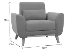 Miliboo Fauteuil Design|Voir Tous Les Fauteuils-Fauteuil scandinave en tissu effet velours jaune moutarde et bois clair EKTOR