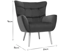 Miliboo Fauteuil Design|Voir Tous Les Fauteuils-Fauteuil scandinave en tissu velours rouge tomette et bois clair AVERY