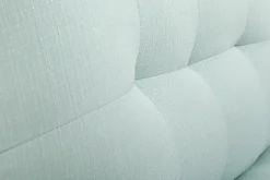 Miliboo Fauteuil Design|Voir Tous Les Fauteuils-Fauteuil scandinave en tissu menthe à l'eau et bois clair YUMI