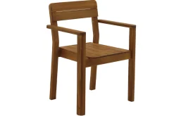 Miliboo Chaise De Jardin-Fauteuils de jardin en bois massif (lot de 2) AKIS