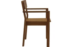 Miliboo Chaise De Jardin-Fauteuils de jardin en bois massif (lot de 2) AKIS