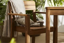 Miliboo Chaise De Jardin-Fauteuils de jardin en bois massif (lot de 2) AKIS