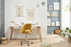 Miliboo Accessoire & Déco Enfant|Décoration Murale-Kakemono enfant tableau en toile suspendue illustration forêt d'automne L40 x H60 cm FORET