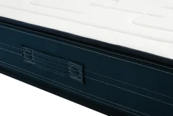 Miliboo Lit Adulte|Matelas-Lit 2 places 140x200 cm avec sommier tapissier et matelas avec accueil mousse mémoire de forme BENJI