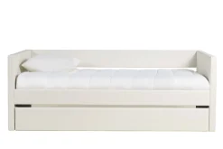 Miliboo Lit Adulte|Lit Enfant-Lit gigogne blanc 90x190 cm ELIE
