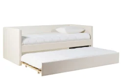 Miliboo Lit Adulte|Lit Enfant-Lit gigogne blanc 90x190 cm ELIE