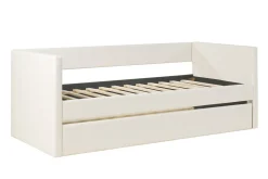 Miliboo Lit Adulte|Lit Enfant-Lit gigogne blanc 90x190 cm ELIE