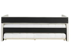 Miliboo Lit Adulte|Lit Enfant-Lit gigogne blanc 90x190 cm ELIE