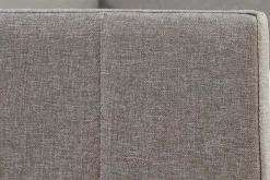 Miliboo Lit Adulte|Lit Enfant-Lit gigogne en tissu gris 90x190 cm ELIE